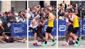 Brasileiro vira herói mundial ao ajudar corredor em maratona