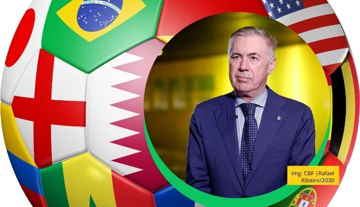 Ancelotti convoca seleção brasileira para Copa 2026