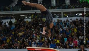 Rebeca Andrade conquista ouro no Pan-Americano