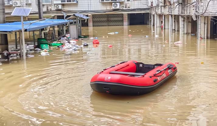 Tempestades causam destruição na China