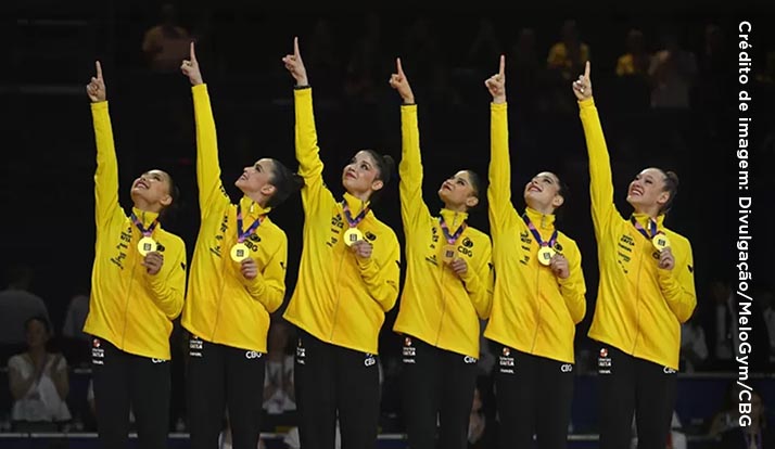 Brasil conquista ouros históricos no Mundial de Ginástica Rítmica