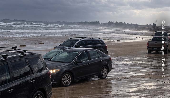 Tsunami metereológico atinge sul de Santa Catarina