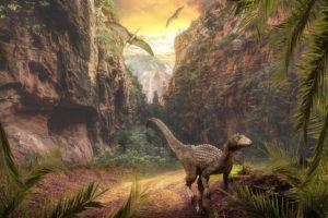 dinos no deserto do Saara