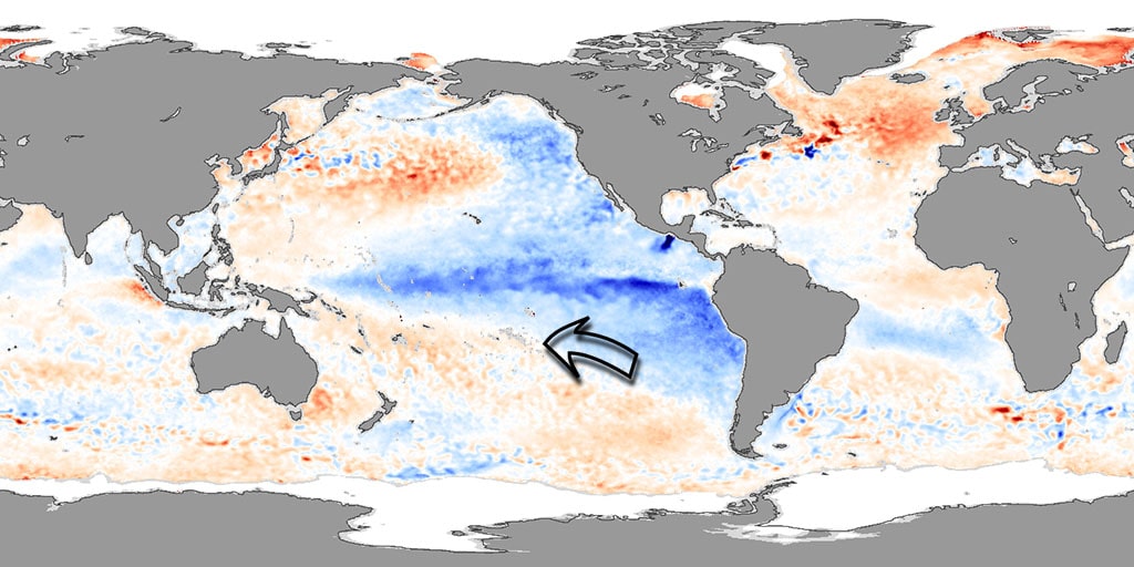 La Niña em 2021