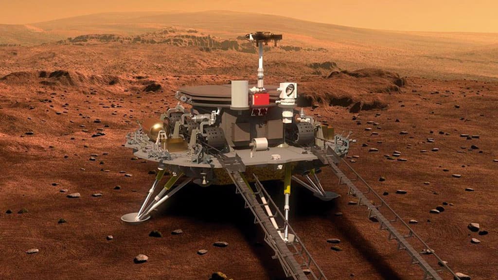 robô chinês em Marte