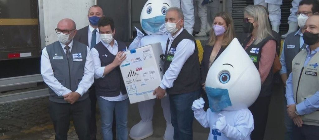 1º lote da vacina Pfizer para crianças contra covid