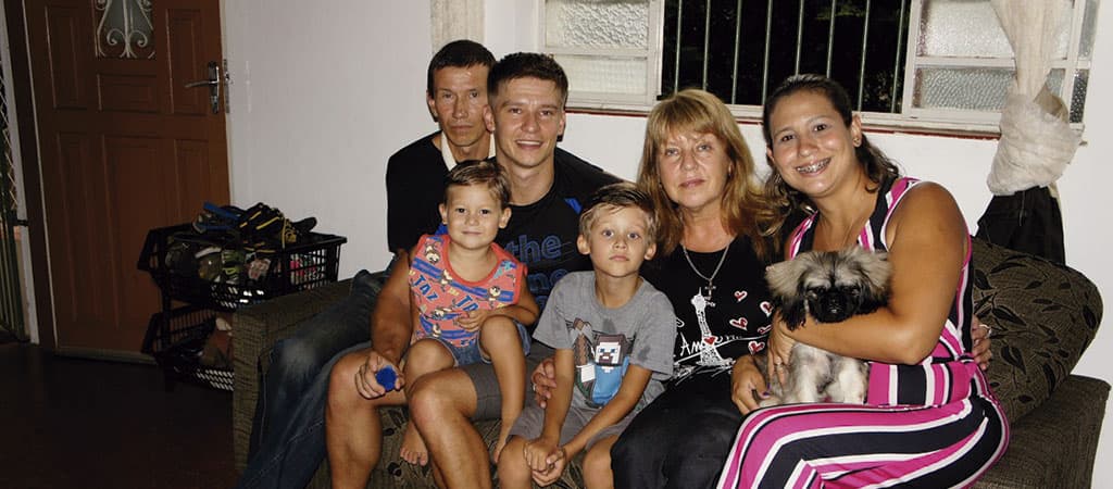família ucraniana