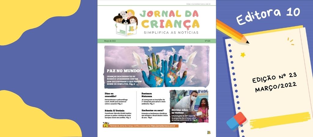 edição nº 23 do Jornal da Criança