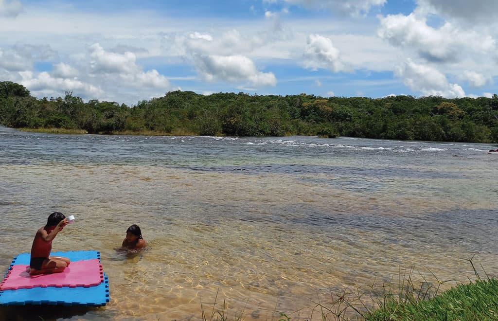 rios da tribo indígena em Mato Grosso