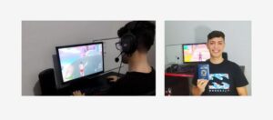 Matheus é jogador do Fortnite