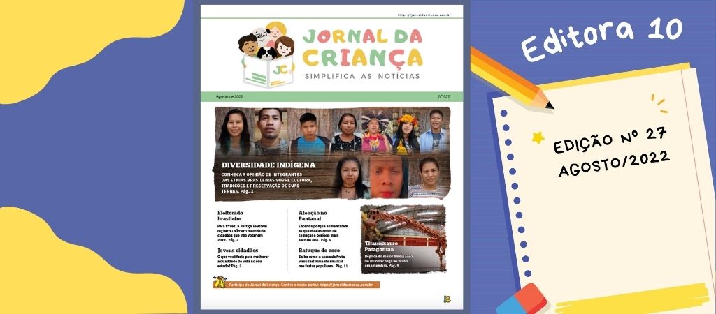 resumo da edição nº 27 do Jornal da Criança