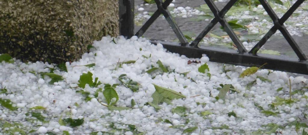 Risco de granizo no Brasil