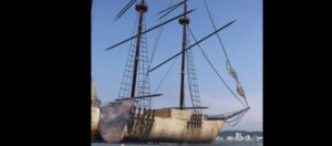 Navio fantasma em Santos