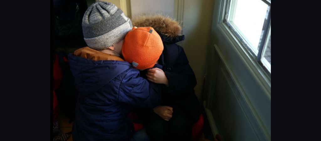 crianças Ucranianas refugiadas na Polônia