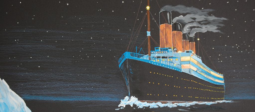 Ilustração do Titanic