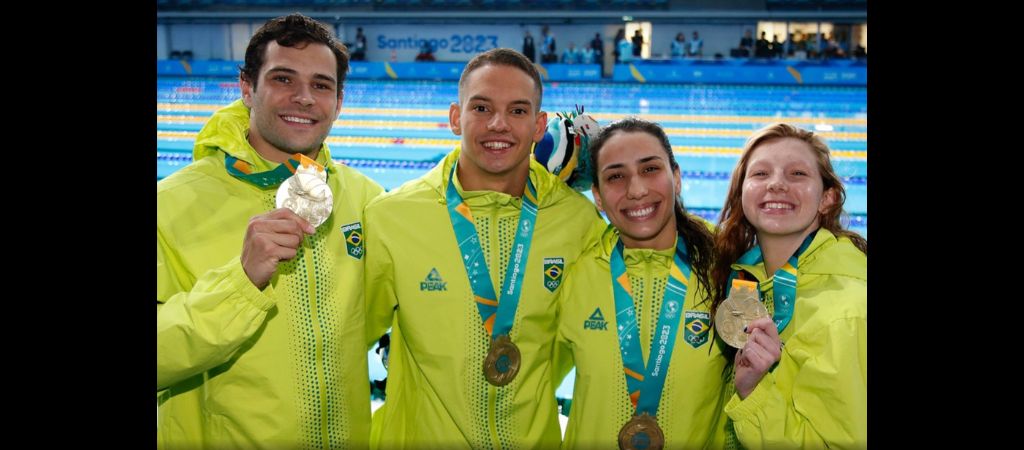 Natação do Brasil conquista recorde de medalhas no Panamericano 2023