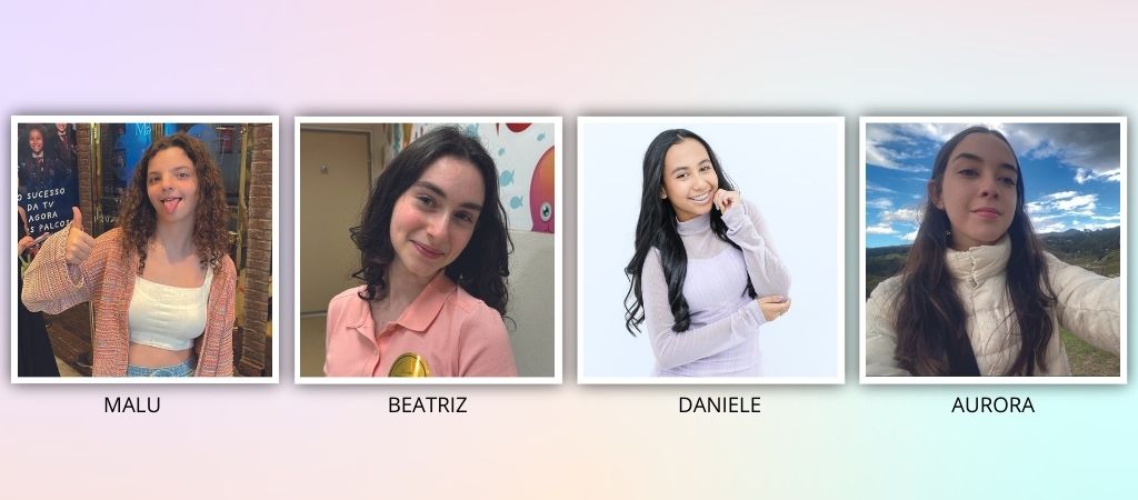 Malu, Beatriz, Daniele e Aurora, alunas da Broadway Experience falam sobre menores de 14 anos serem proibidos de usar as redes sociais