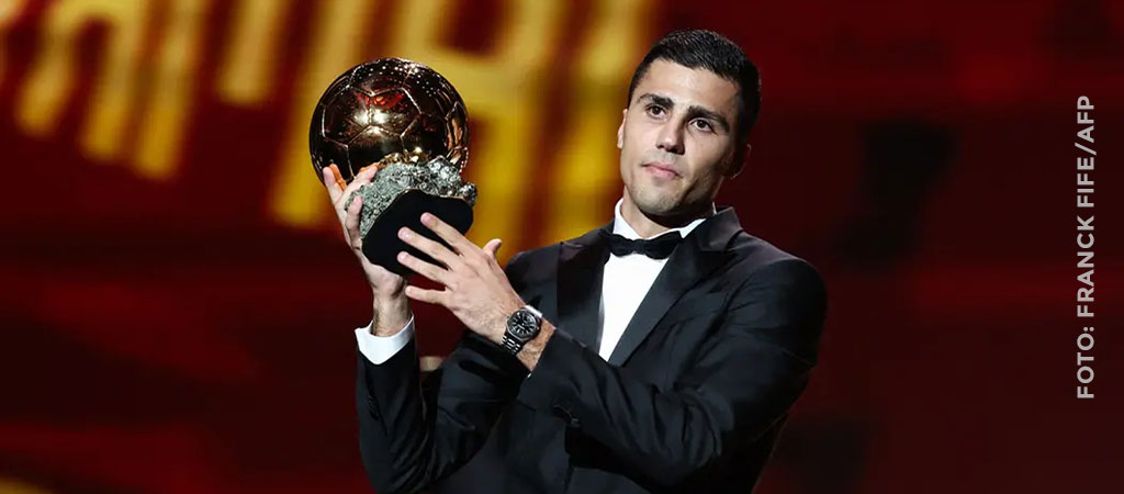 Rodri vence Bola de Ouro 2024