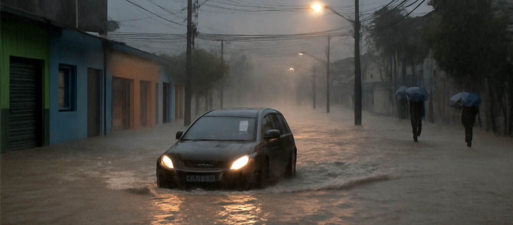 Cidades do RS voltam a sofrer com chuvas 1 ano depois de tragédia