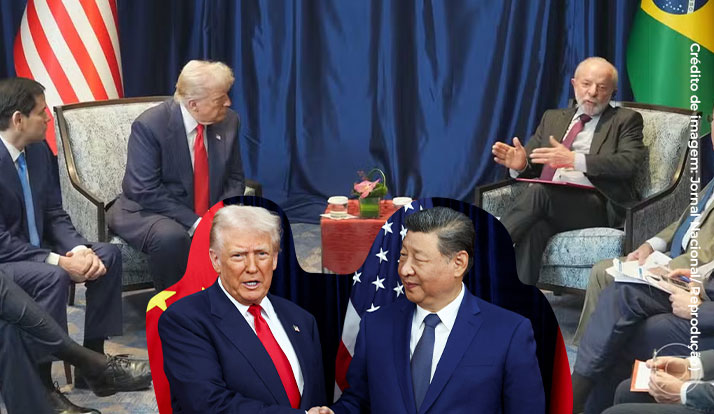 Trump se reúne com Brasil e China para negociar tarifas