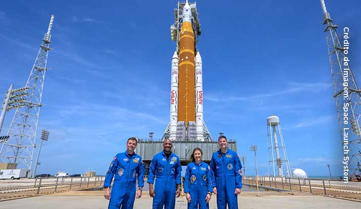 Nasa lança Artemis II com transmissão ao vivo