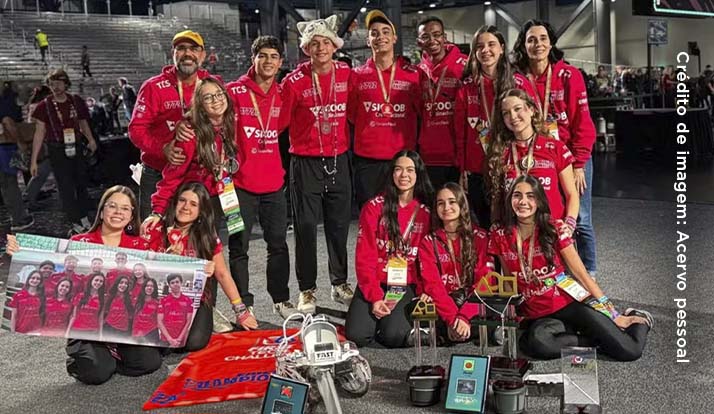 Estudantes brasileiros vencem maior competição de robótica